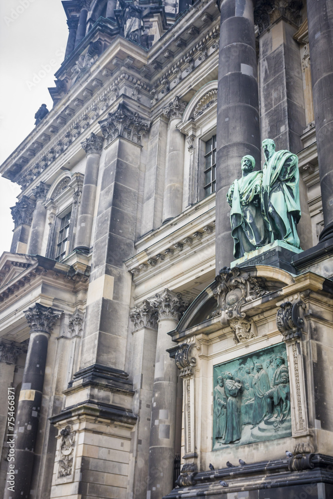 Berlin Cathedral close-up, germany