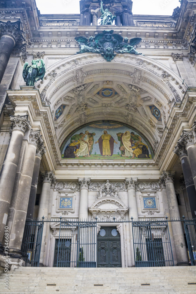 Berlin Cathedral close-up, germany