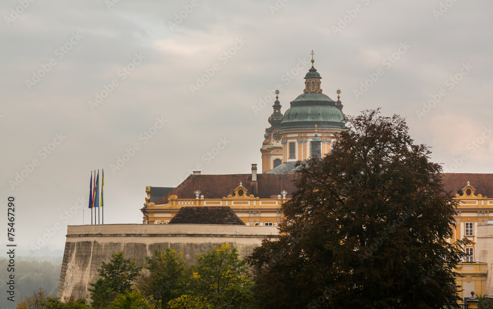 Fototapeta premium Exterior of Melk Abbey in Austria