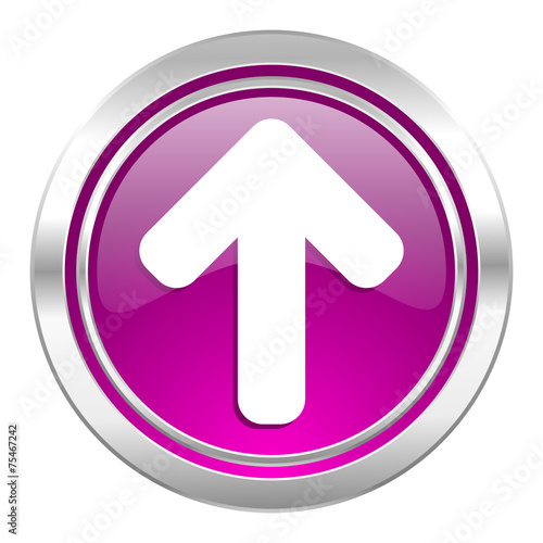 up arrow violet icon arrow sign