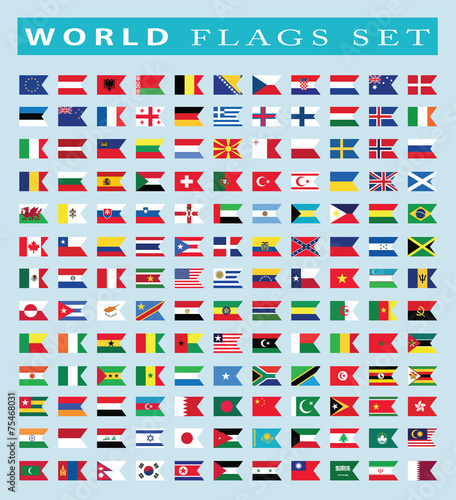 world Flags icon, vector illustration