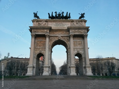 Arco della Pace. Milan. Itali