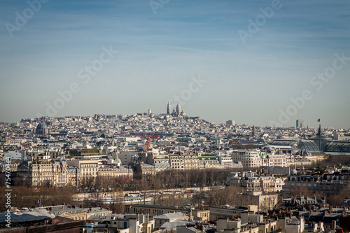 View over the rooftops of Paris © juniart