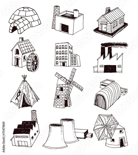 House icon, vector illustration.