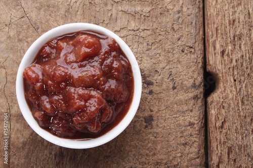 traditional ploughmans pickle chutney photo