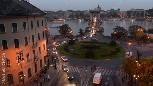 Budapest evening timelapse