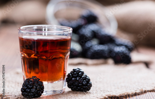 Blackberry Liqueur shot