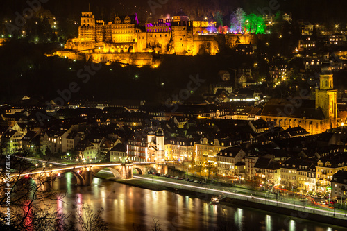 Heidelberg at night, Germany