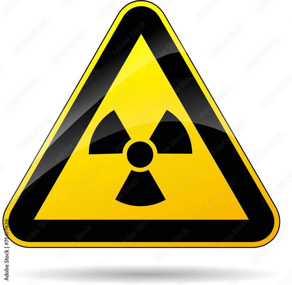 radioactivity yellow sign