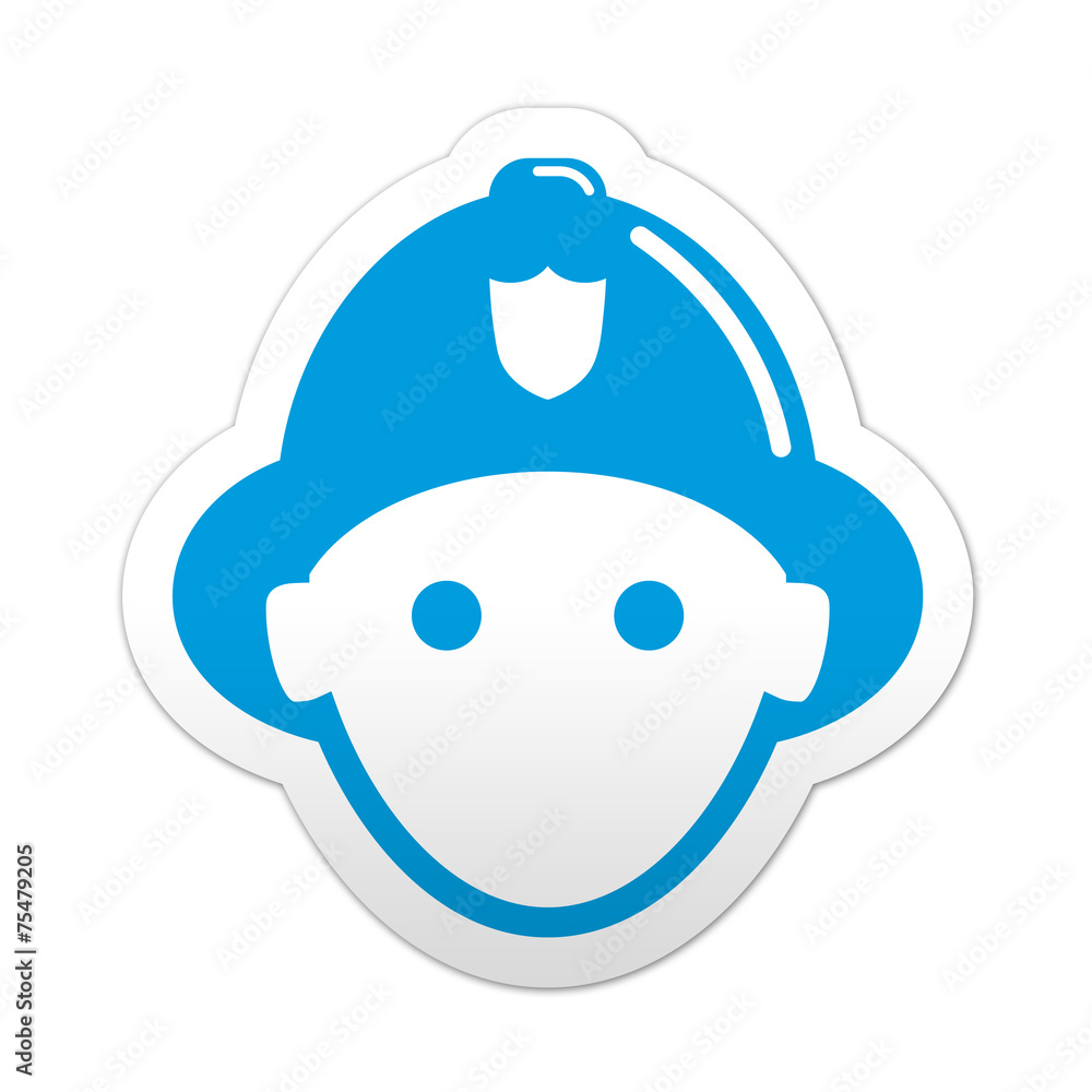 Pegatina simbolo bombero Pegatina simbolo bombero