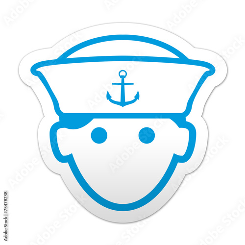 Pegatina simbolo marinero photo