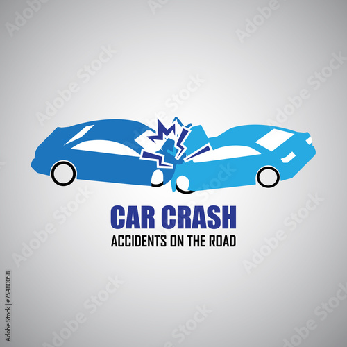 car crash and accidents icons