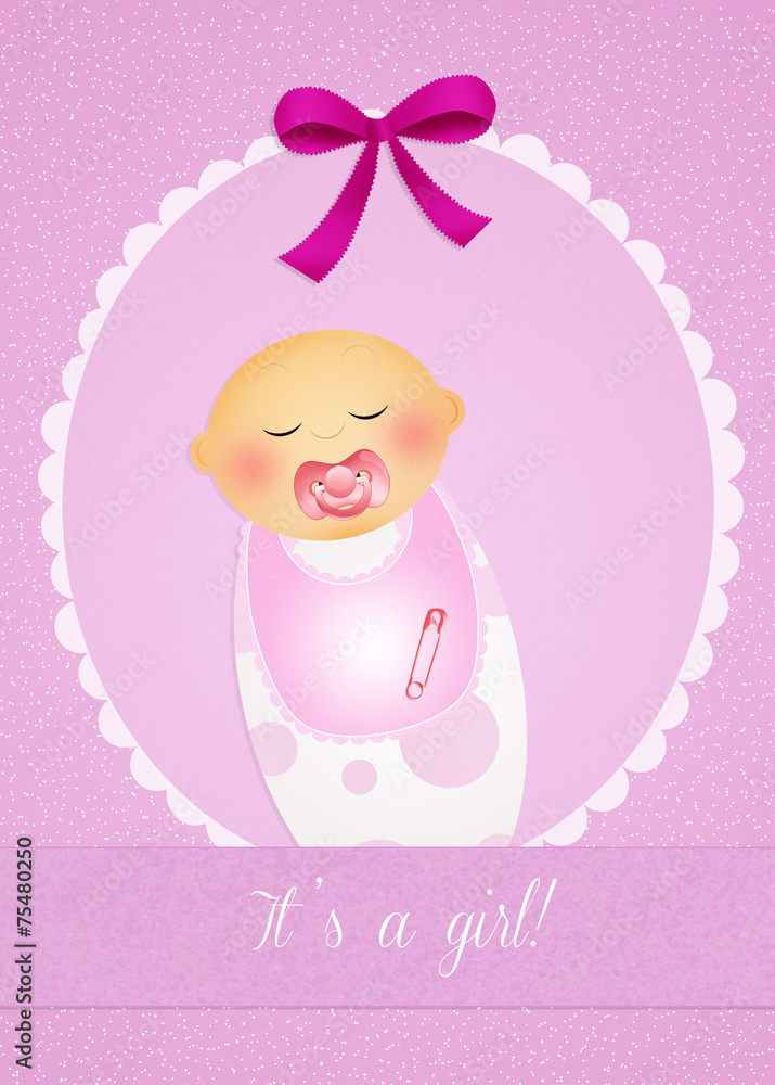 It's a girl! It's a girl!