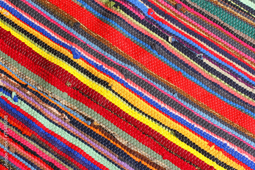 Colorful rug texture