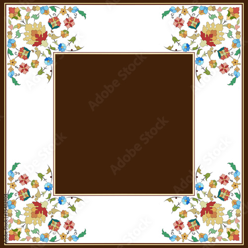 artistic ottoman pattern series twenty eight