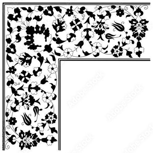 artistic ottoman pattern series twenty five