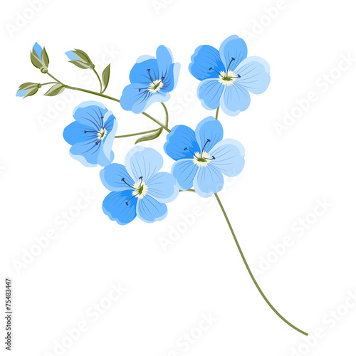 Linen flower
