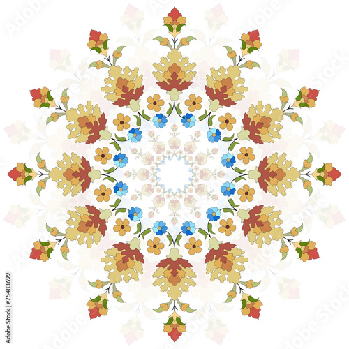 artistic ottoman pattern series twenty two
