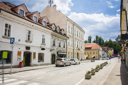 street in Kamnik city, Slovenia © anilah