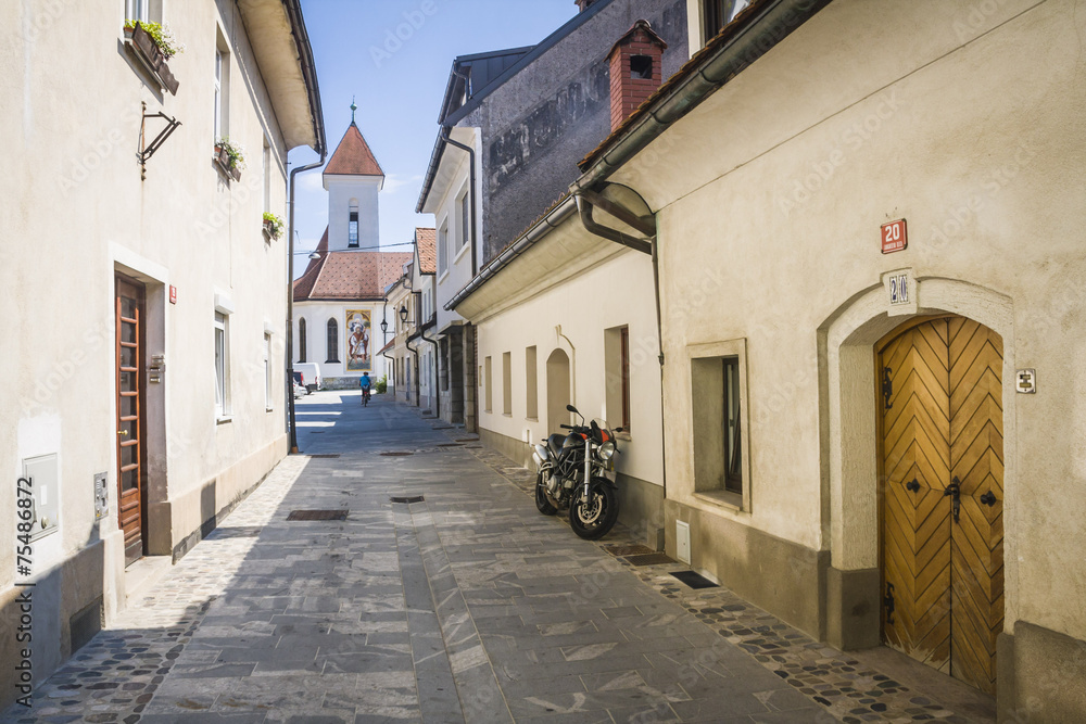 street in Kamnik, Slovenia