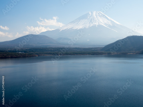 富士山と本栖湖