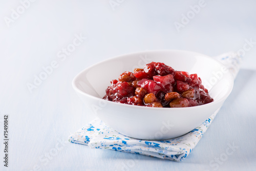 Fotografija Pear cranberry relish