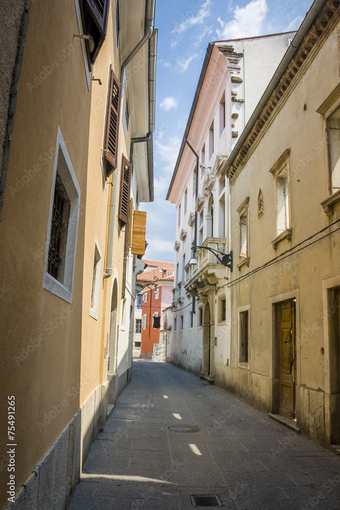 Fototapeta premium Street in Koper, Slovenia