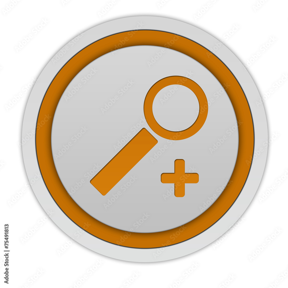 search circular icon on white background search circular icon on white background