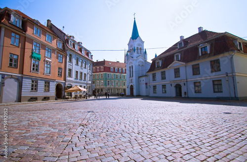 Little square in Riga 