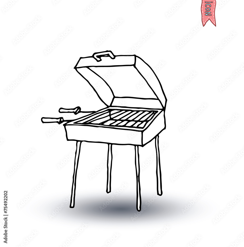barbecue, vector illustration barbecue, vector illustration
