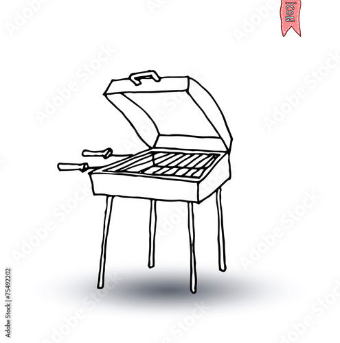 barbecue, vector illustration