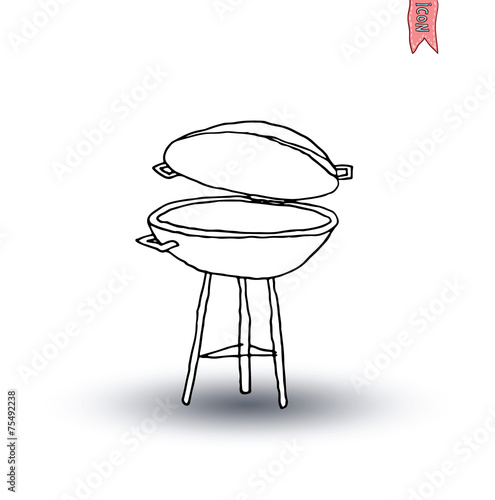 barbecue, vector illustration