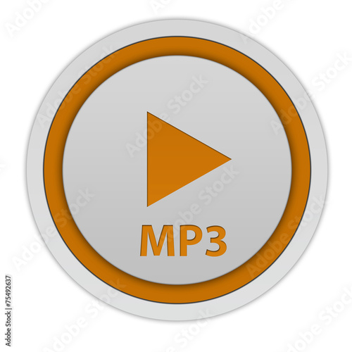 Free Download music circular icon on white background - GFXLoad