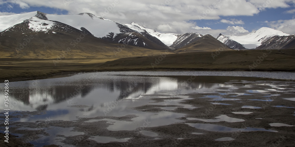 Barskoon valley in Kyrgyzstan, Tien Shan mountains