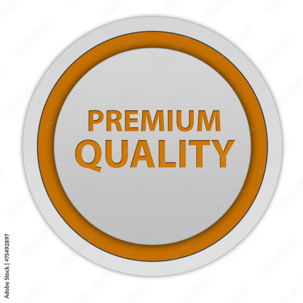 Premium quality circular icon on white background Premium quality circular icon on white background