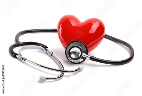 Stethoscope and heart