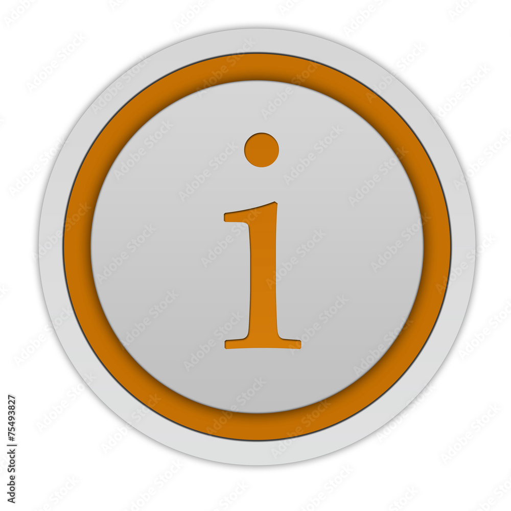 information circular icon on white background information circular icon on white background