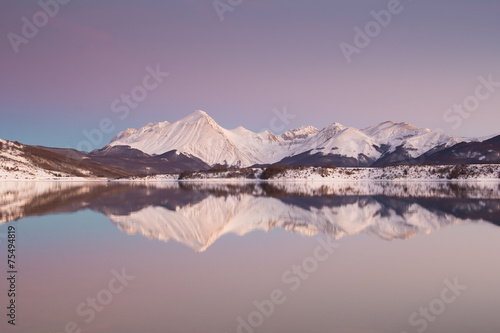 Wallpaper Mural Montagne innevate al tramonto Torontodigital.ca