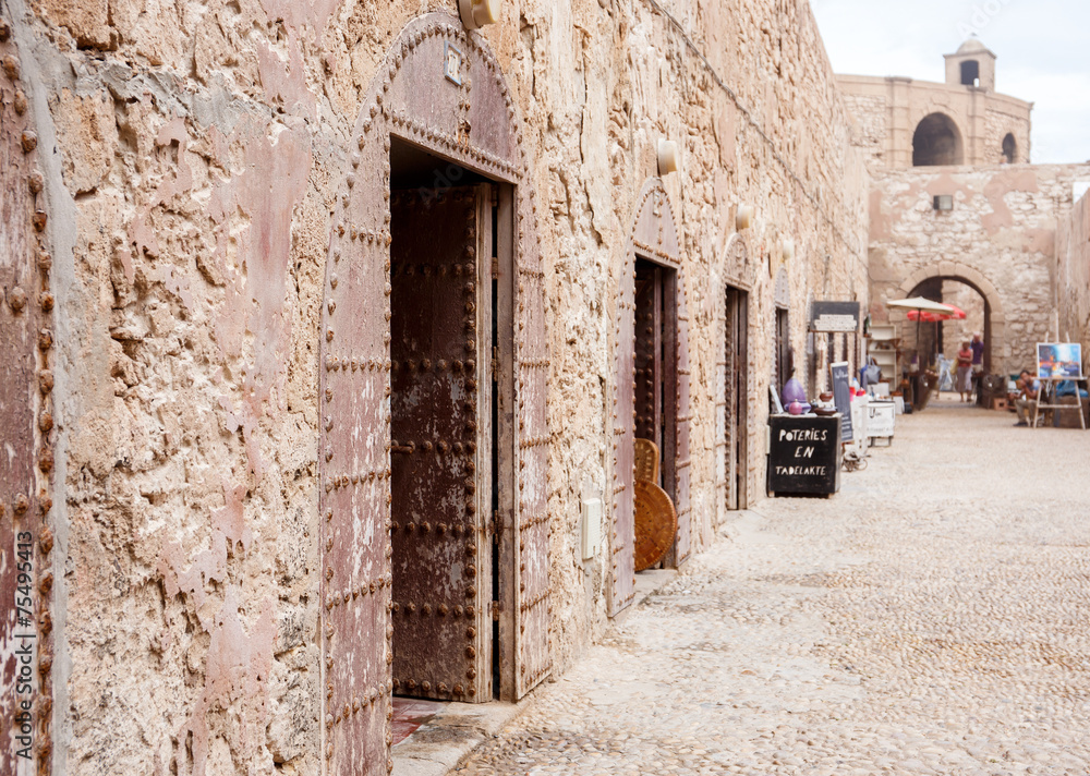 Fototapeta premium Old harbor in Essaouira, Morocco