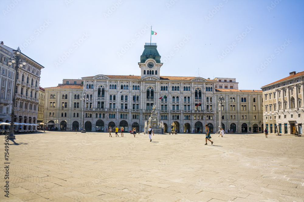 
Beautiful architecture, and buildings of Trieste, Italy