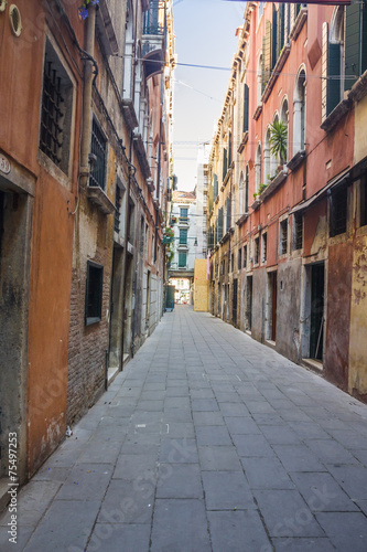 street in historic Venice, Italy  © anilah
