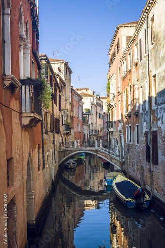 Small canal in the Venice, Italy © anilah