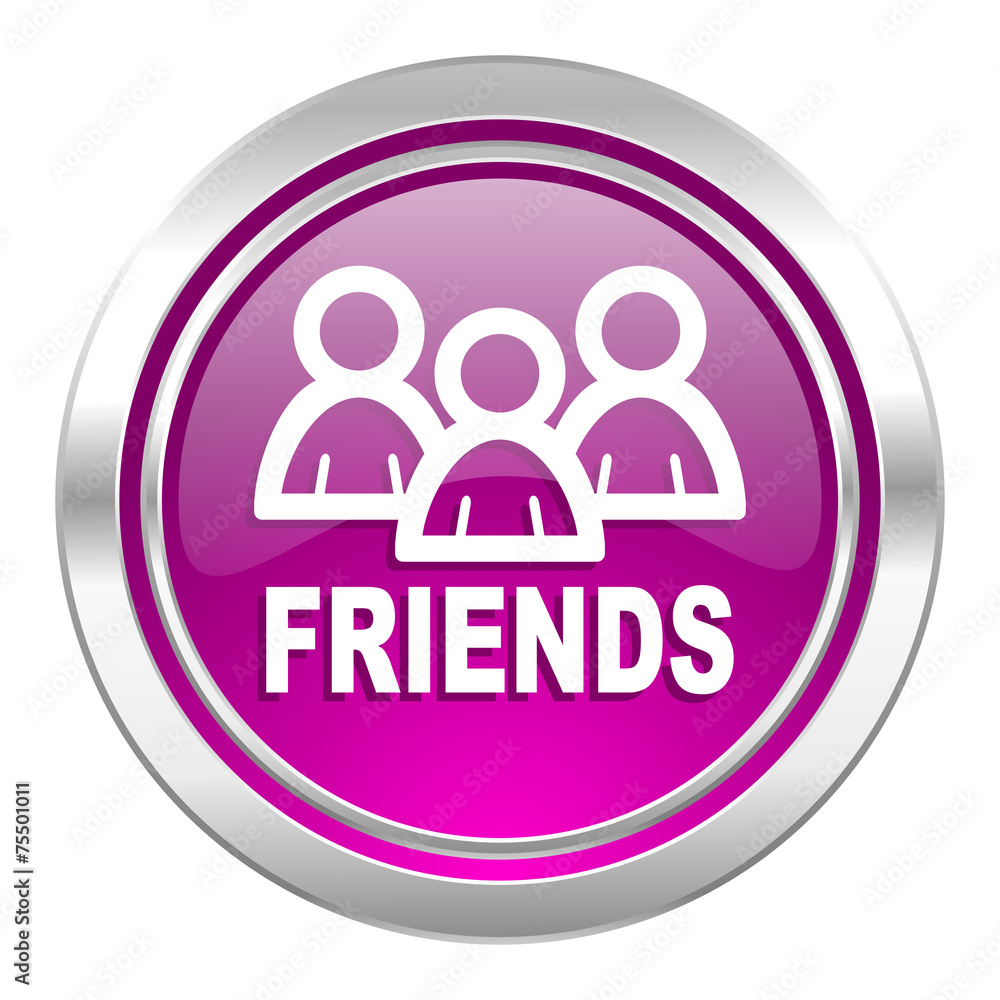 friends violet icon