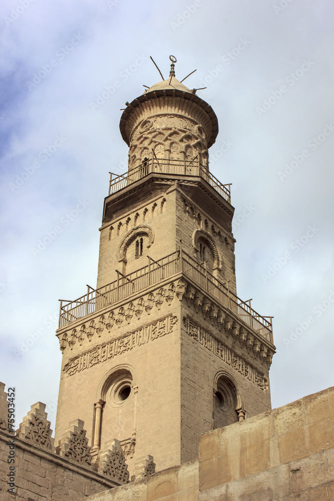 Minaret of the Sultan al-Nasir Muhammad ibn Qalawun Mosque ,Cairo,Egypt
