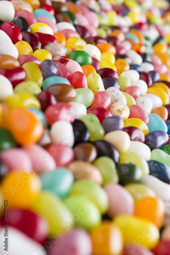 A sea of jelly bean candy