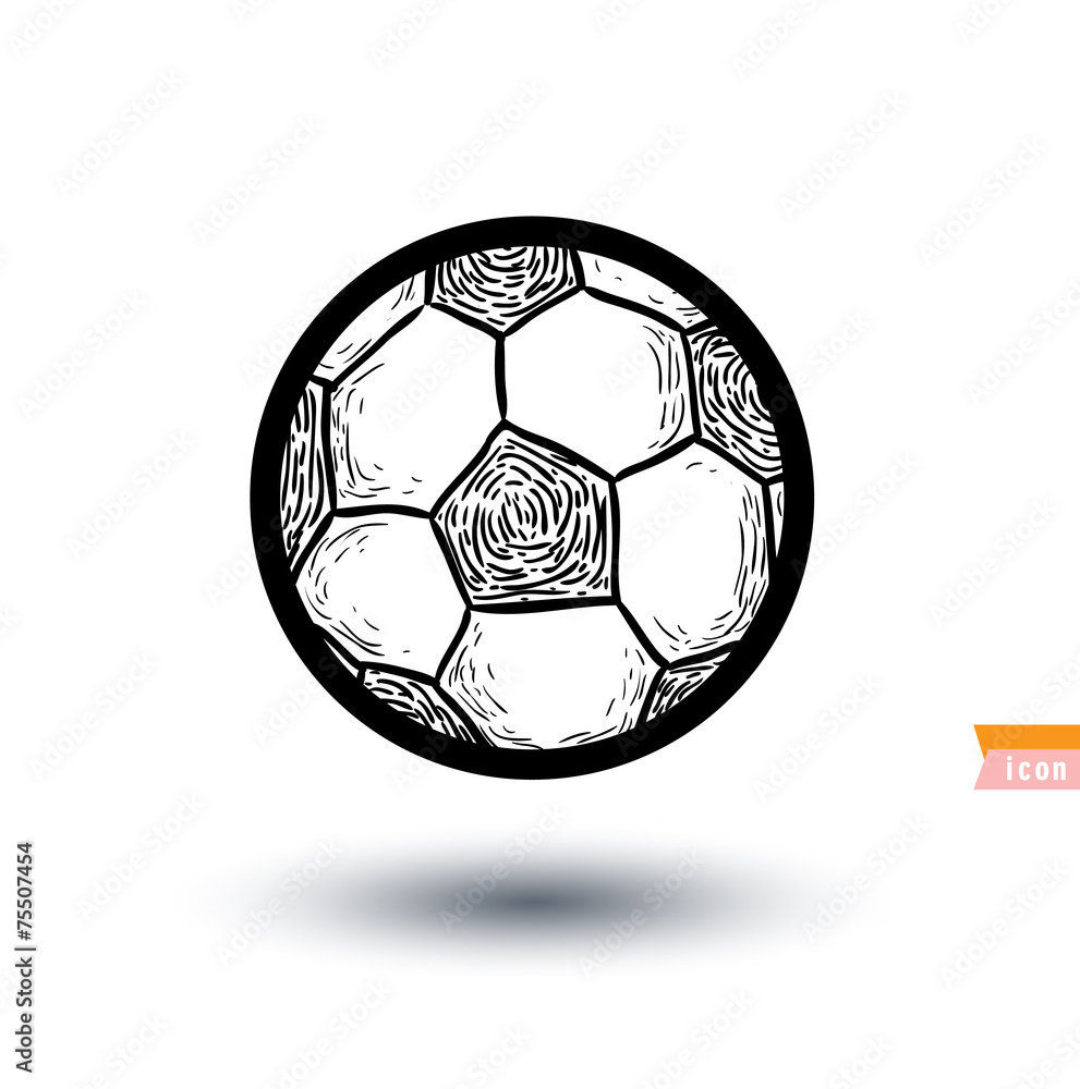Obraz premium Soccer Football icon, vector illustration.