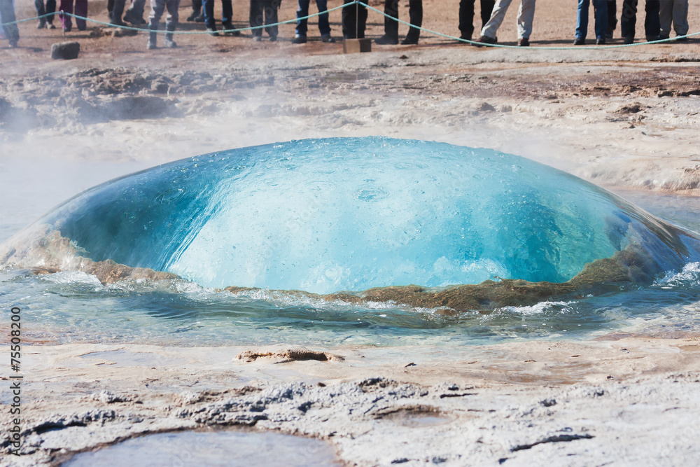 Icelandic geyser Strokkur