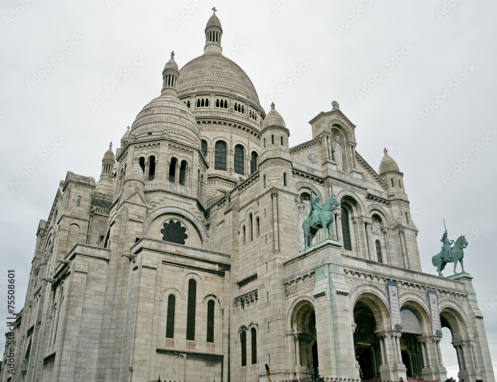 Sacre Coeur Basilica of the Sacred Heart of Jesus Montmartre in