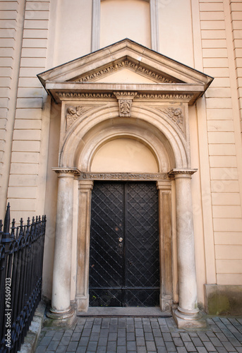 Old door in the city of Lviv © timonko