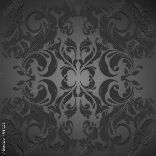 Black vintage luxurious background